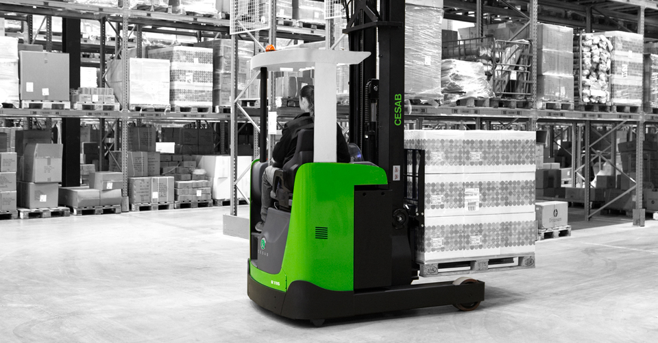 cesab reach truck r100
